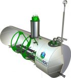 ГРИНЛОС Емкость стальная 50 м3 горизонтальная подземная с подогревом
